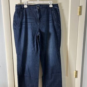 J Jill Denim "Monterey" Full Leg Jeans Women's Size 18